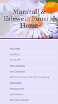 Mobile Screenshot of marshallanderleweinfuneralhome.com